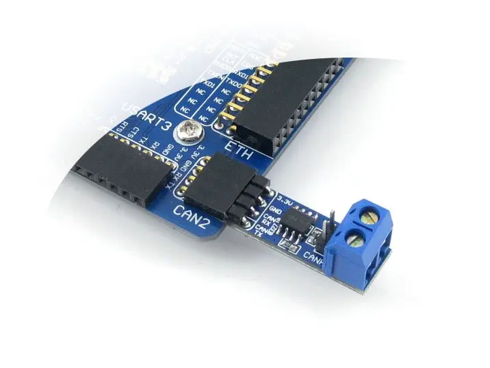 SN65HVD230 CAN Board Network Transceiver Evaluation Development Board Kit 3.3V CAN Module Features ESD protection
SN65HVD230 CAN Board Network Transceiver Evaluation Development Board Kit 3.3V CAN Module Features ESD protection