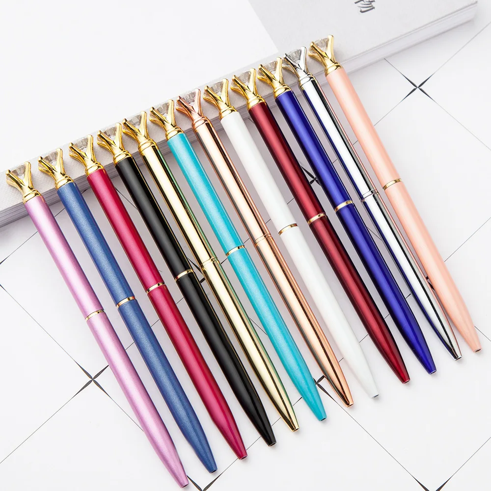 Kawaii Diamond Ballpoint Pen Gem Metal Ball Pen Fashion Mini Crystal Magical Pens Girl School Office Supplies Student Gift Award
Kawaii Diamond Ballpoint Pen Gem Metal Ball Pen Fashion Mini Crystal Magical Pens Girl School Office Supplies Student Gift Award
