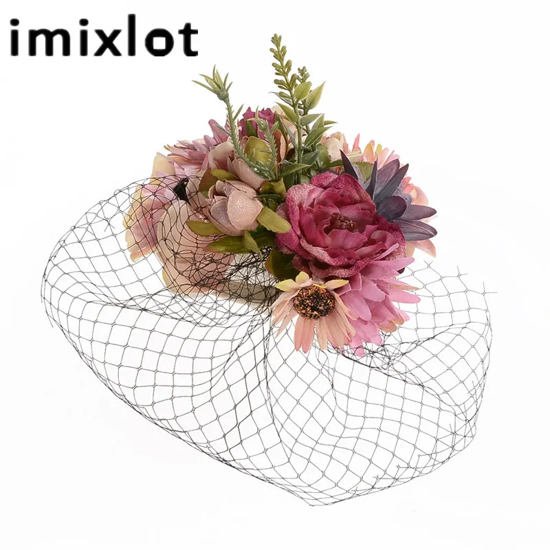 Retro Bride Hat Wedding Banquet Headwear Veil Fabric Flower Feather Headdress Hairpin Gauze Cover The Face
Retro Bride Hat Wedding Banquet Headwear Veil Fabric Flower Feather Headdress Hairpin Gauze Cover The Face