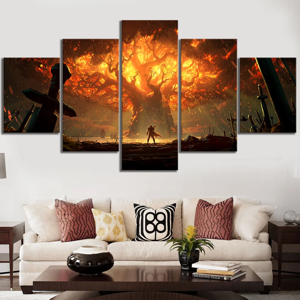 5 Piece HD Video Game DOTA 2 Painting Poster Decorative Mural Art Room Wall Decor-1
5 Piece HD Video Game DOTA 2 Painting Poster Decorative Mural Art Room Wall Decor-1