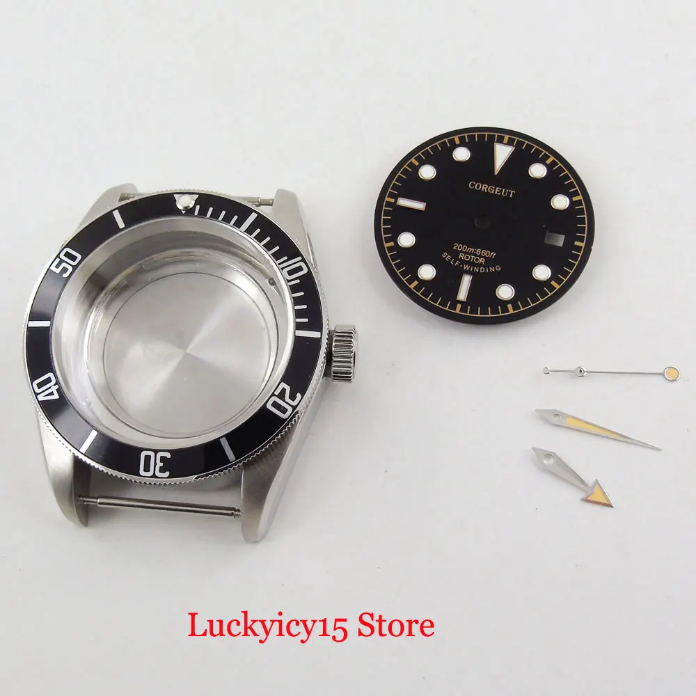 Stainless Steel 41mm Watch Case With Rotating Bezel With Sapphire Glass + 30.4mm Watch Dial +Watch Hands fit MIYOTA Movement
Stainless Steel 41mm Watch Case With Rotating Bezel With Sapphire Glass + 30.4mm Watch Dial +Watch Hands fit MIYOTA Movement