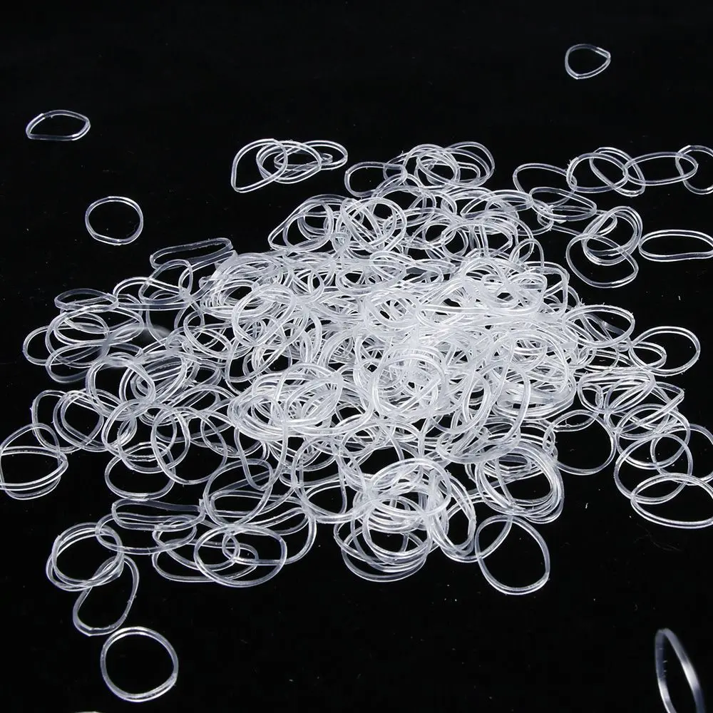 600Pcs/bag Hair Rubber Cord Rubber Band Transparent White 1mm Clear Ponytail Holder Elastic Rubber Hair Rope Braider Tool
600Pcs/bag Hair Rubber Cord Rubber Band Transparent White 1mm Clear Ponytail Holder Elastic Rubber Hair Rope Braider Tool