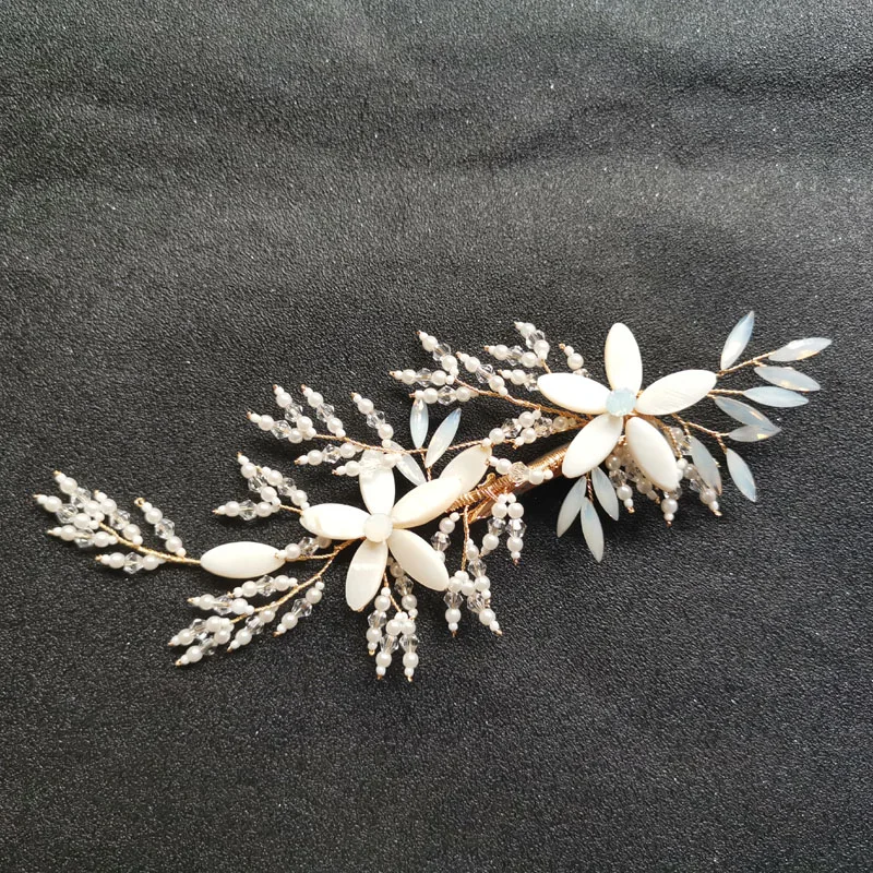 SLBRIDAL Handmade Golden Austrian Crystal Rhinestone Peearls Women Jewelry Wedding Hair Clip Barrettes Bridal Hair accessories
SLBRIDAL Handmade Golden Austrian Crystal Rhinestone Peearls Women Jewelry Wedding Hair Clip Barrettes Bridal Hair accessories