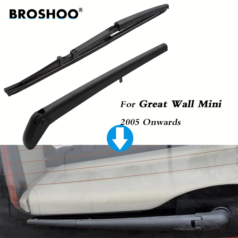 BROSHOO Car Rear Wiper Blade Blades Back Windscreen Wiper Arm For Great Wall MINI Hatchback (2005-) 340mm Auto Styling
BROSHOO Car Rear Wiper Blade Blades Back Windscreen Wiper Arm For Great Wall MINI Hatchback (2005-) 340mm Auto Styling