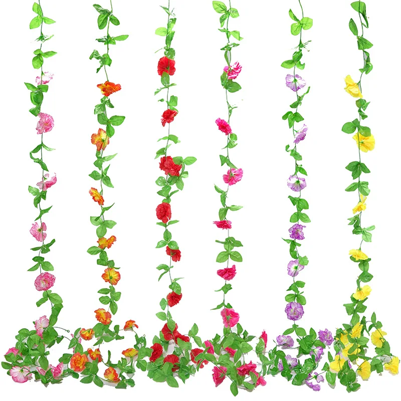 240cm Artificial Silk Rose Flower Fake Peony Flowers Ivy Vine Garland Rattan Green Leaves Wedding Party Home Garden Decoration
240cm Artificial Silk Rose Flower Fake Peony Flowers Ivy Vine Garland Rattan Green Leaves Wedding Party Home Garden Decoration