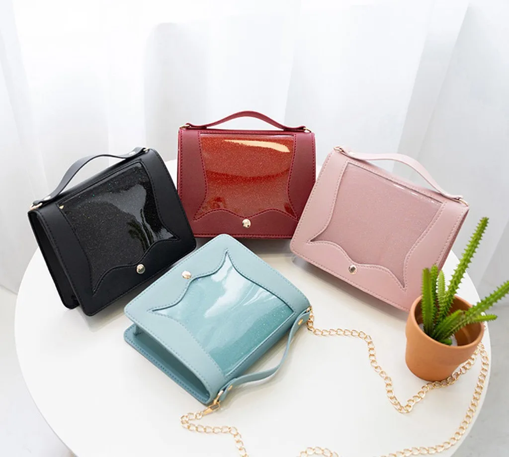 Transer shoulder bag women Fashion candy color PU Crossbody bags Korean Satchel Bag Ladies Chain purses and handbags Bolsas #4Z
Transer shoulder bag women Fashion candy color PU Crossbody bags Korean Satchel Bag Ladies Chain purses and handbags Bolsas #4Z