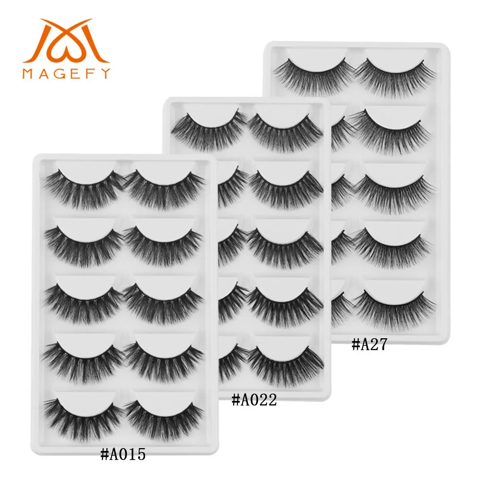 5 pairs 3D mink lashes false eyelashes natural makeup eyelash extension long cross volume soft fake eye lashes winged faux cils
5 pairs 3D mink lashes false eyelashes natural makeup eyelash extension long cross volume soft fake eye lashes winged faux cils