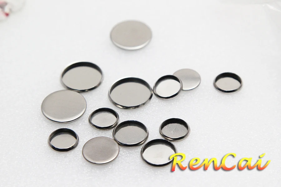 100pcs 6/8/10/12/14/16/18/20/25mm Stainless Steel Round Bezel Trays Blanks Settings Cabochon Base Fit Cabochons Cameo DIY Making
100pcs 6/8/10/12/14/16/18/20/25mm Stainless Steel Round Bezel Trays Blanks Settings Cabochon Base Fit Cabochons Cameo DIY Making