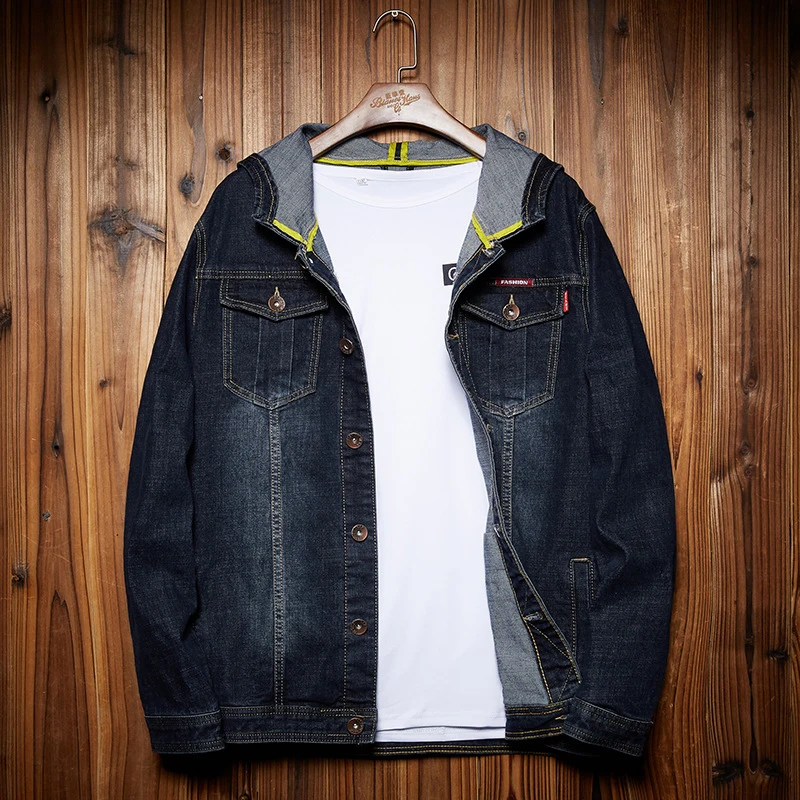 Spring autumn denim jacket 2xl- 7xl 8xl men's Single Breaste Turn-down Collar coat plus size with hoody Outerwear & Coats
Spring autumn denim jacket 2xl- 7xl 8xl men's Single Breaste Turn-down Collar coat plus size with hoody Outerwear & Coats