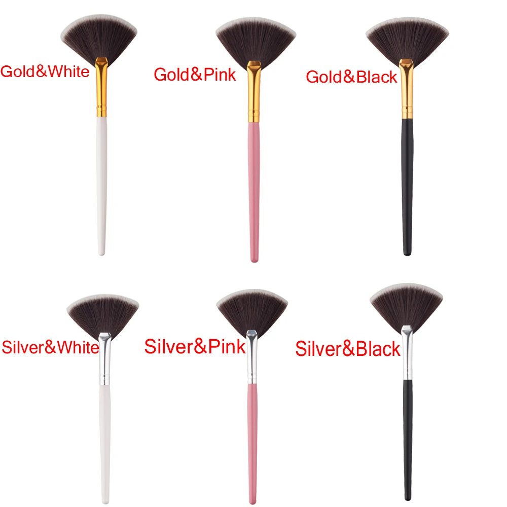 Professional 6 Color Fan Shape Makeup Brush Blending Highlighter Contour Face Loose Powder Brush Cosmetic Makeup Tools
Professional 6 Color Fan Shape Makeup Brush Blending Highlighter Contour Face Loose Powder Brush Cosmetic Makeup Tools