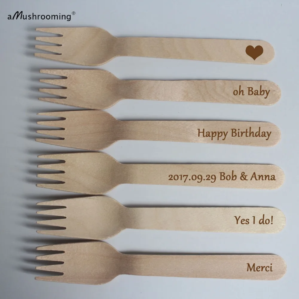 eco-friendly Wooden Cutlery Customized LOGO Letters Wholesale Disposable Salad Forks 16cm for Coffee Shop Cafe Bar Restaurant
eco-friendly Wooden Cutlery Customized LOGO Letters Wholesale Disposable Salad Forks 16cm for Coffee Shop Cafe Bar Restaurant