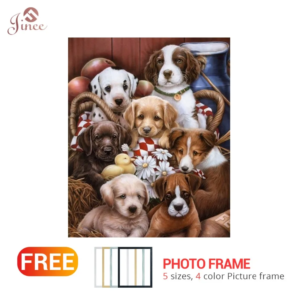 3D Diy Алмазная кропотливая вышивка животное Собака Семья полный Алмазная мозаика наборы изображений Настенная Наклейка Декор крестиком под... 
3D Diy Алмазная кропотливая вышивка животное Собака Семья полный Алмазная мозаика наборы изображений Настенная Наклейка Декор крестиком под...