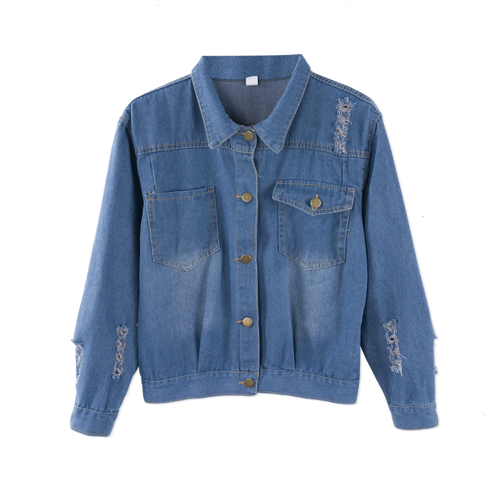 Neate kiddie Spring Autumn Vintage Basic Casual Denim Coat Women Jacket Single Breasted Hole Pockets Slim Outwear
Neate kiddie Spring Autumn Vintage Basic Casual Denim Coat Women Jacket Single Breasted Hole Pockets Slim Outwear