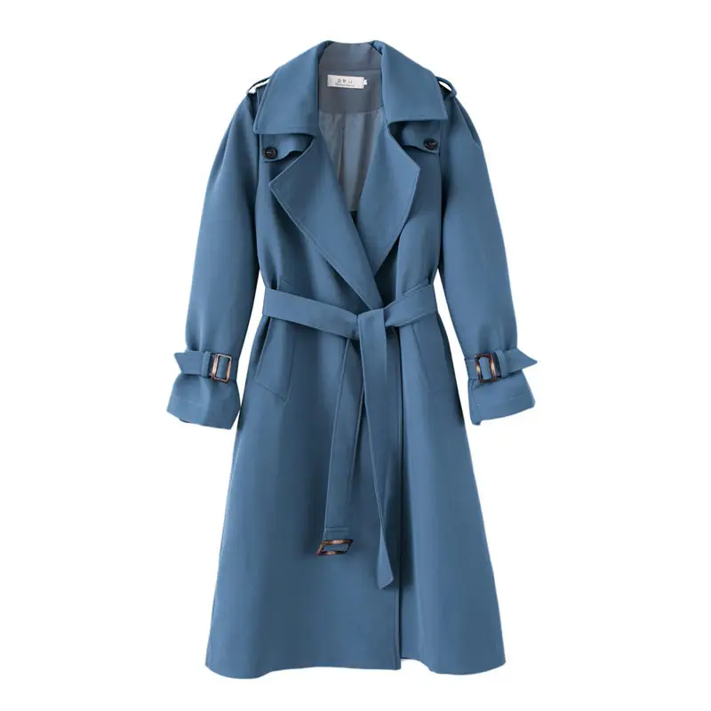 2022 New Fashion Cardigan Windbreaker Coat Female British Spring Autumn Long Trench Coat Women Clothing Slim Belt Outerwear x882
2022 New Fashion Cardigan Windbreaker Coat Female British Spring Autumn Long Trench Coat Women Clothing Slim Belt Outerwear x882