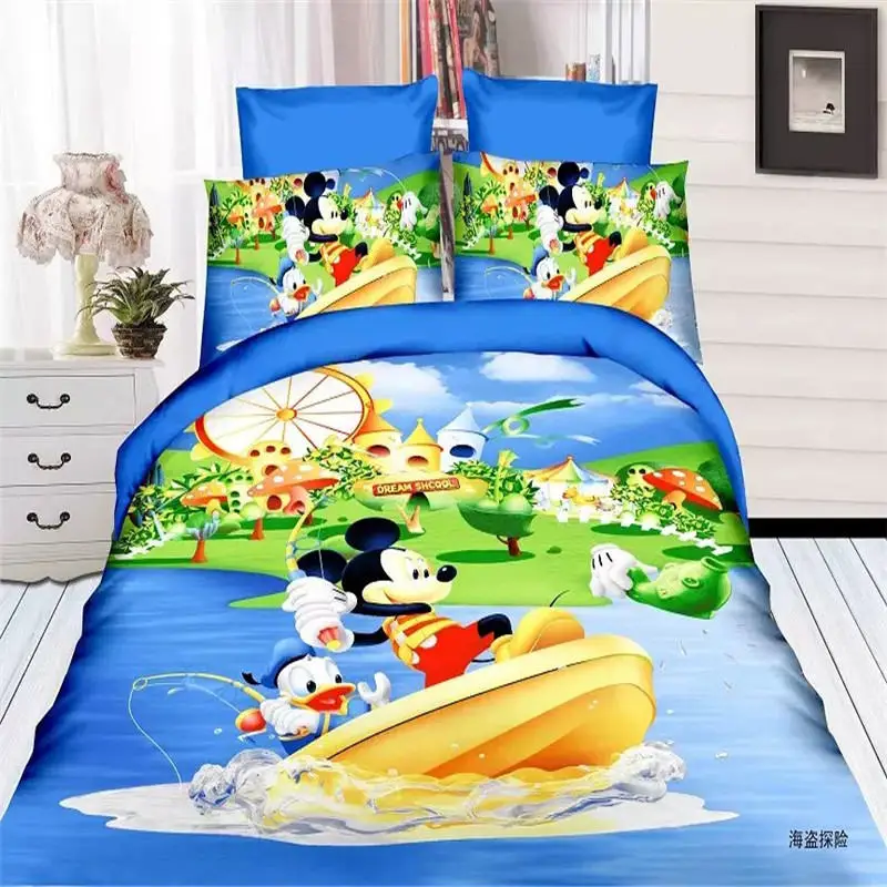 Disney Mickey Mouse bedding sets Single size bedroom decor Twin coverlet Kids duvet quilt cover Boys bed sheets Children Green
Disney Mickey Mouse bedding sets Single size bedroom decor Twin coverlet Kids duvet quilt cover Boys bed sheets Children Green