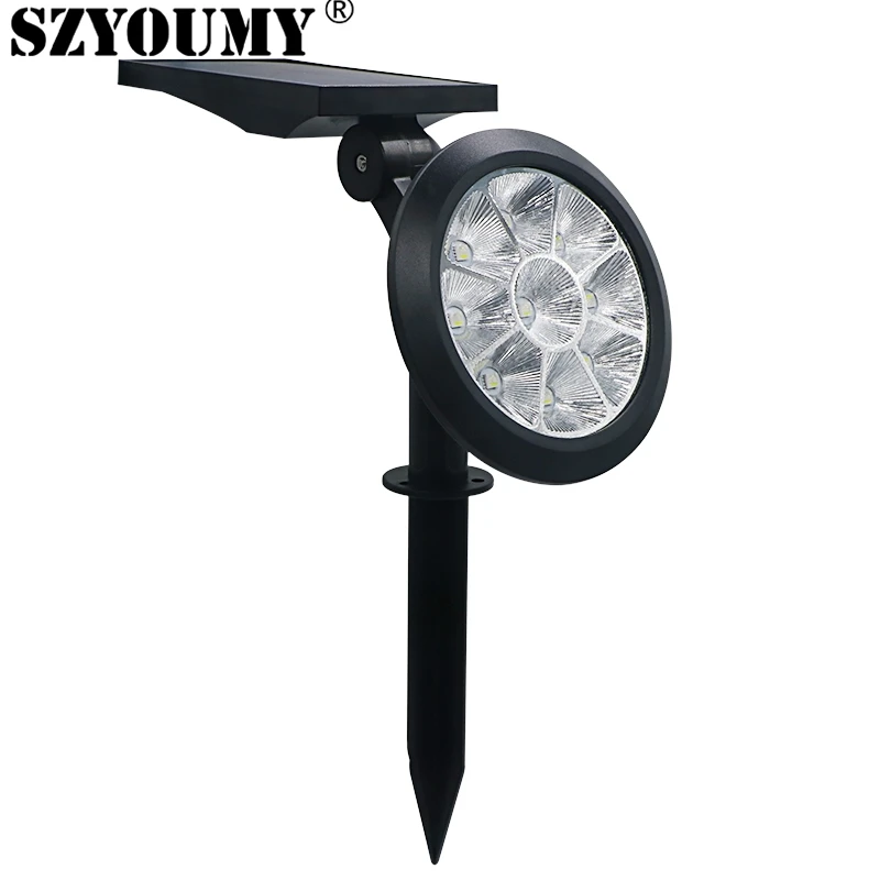 SZYOUMY Waterproof 9 LED Solar Light Garden Lawn Decorative Lamp Spotlight Landscape Lights Modern path Lawn Solar Powered
SZYOUMY Waterproof 9 LED Solar Light Garden Lawn Decorative Lamp Spotlight Landscape Lights Modern path Lawn Solar Powered