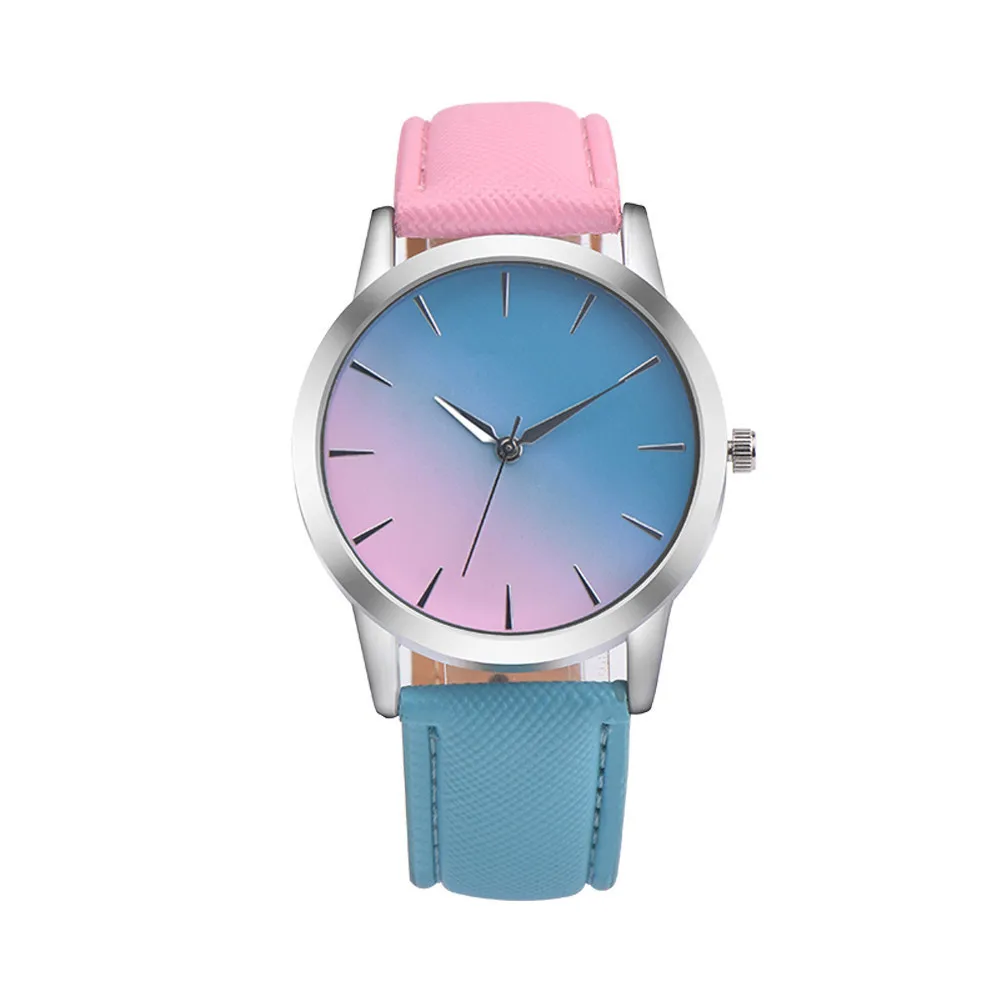 DISU Women Wrist Watch Retro Rainbow Design Leather Band Analog Alloy Quartz woman watch fashion watch 2020 relogio feminino
DISU Women Wrist Watch Retro Rainbow Design Leather Band Analog Alloy Quartz woman watch fashion watch 2020 relogio feminino