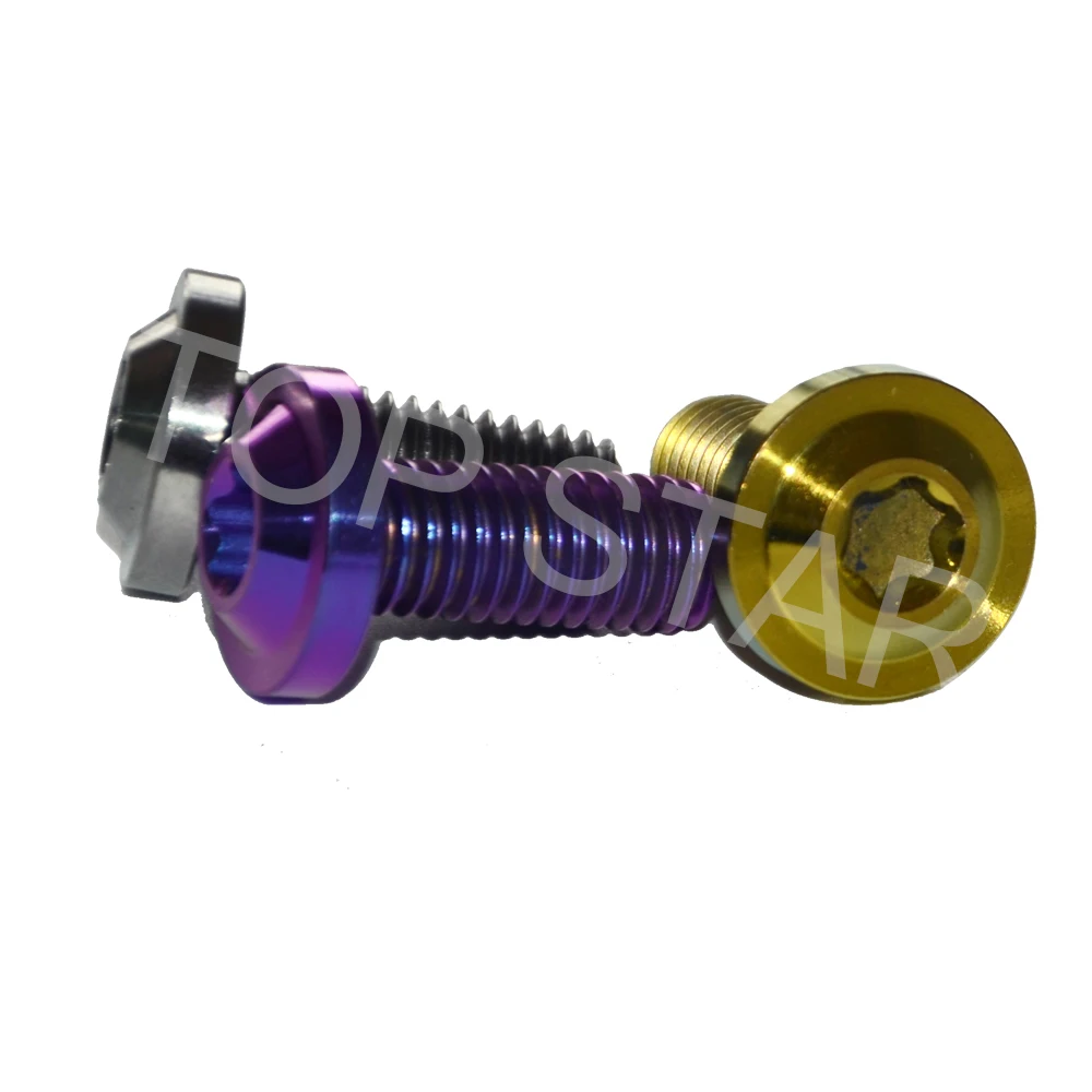 Button head Titanium bolts for Motorcycle M8 X 20mm Grade5 Titanium alloy Bolt 10 PCS
