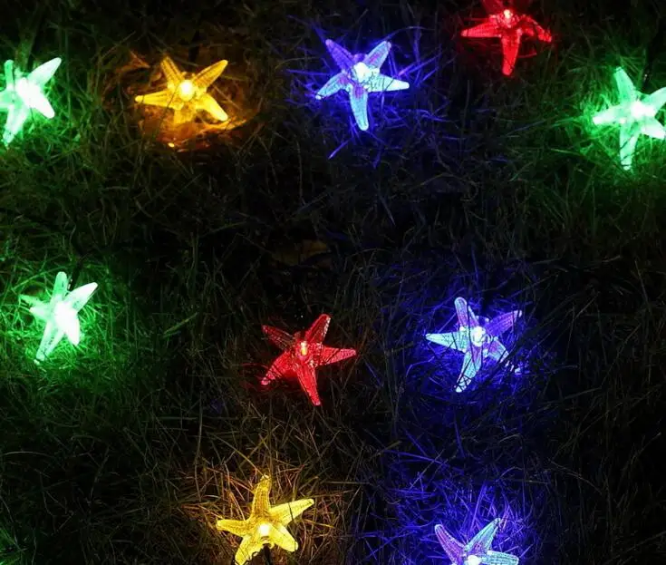 2pcs Solar Power LED Starfish Lamp Light multicolour String Strap For Garland Wedding Christmas Venue Decoration
2pcs Solar Power LED Starfish Lamp Light multicolour String Strap For Garland Wedding Christmas Venue Decoration