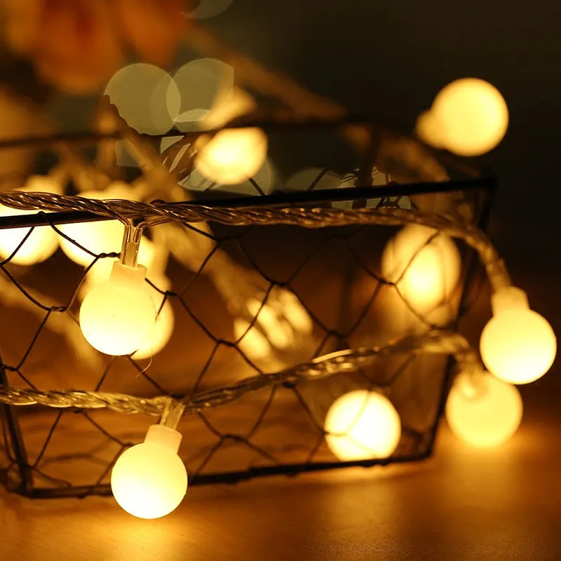 1.5M 3M Christmas Tree Ball Light Led String Fairy Light Xmas Party Home Wedding Garden Garland Christmas Led Lights Decoration
1.5M 3M Christmas Tree Ball Light Led String Fairy Light Xmas Party Home Wedding Garden Garland Christmas Led Lights Decoration