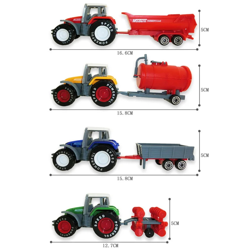 4pcs/set Alloy engineering car tractor toy model farm vehicle belt boy toy car model engineering car tractor toys
4pcs/set Alloy engineering car tractor toy model farm vehicle belt boy toy car model engineering car tractor toys