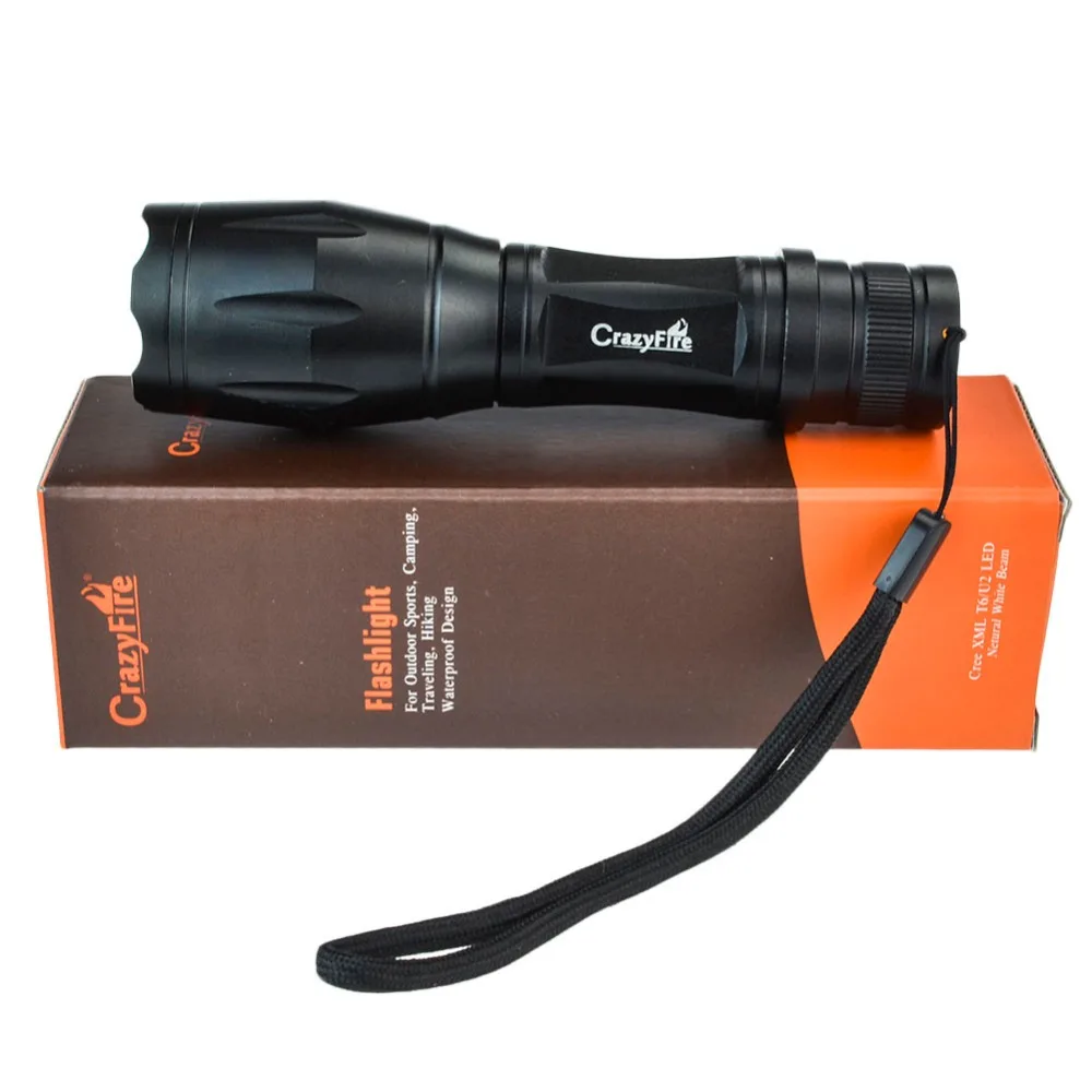 LED flashlight Promotion Super Bright 5 Modes 18650 Flashlight Torch Lantern Light 2000 Lumen Zoomable Torch CREE XML T6
LED flashlight Promotion Super Bright 5 Modes 18650 Flashlight Torch Lantern Light 2000 Lumen Zoomable Torch CREE XML T6