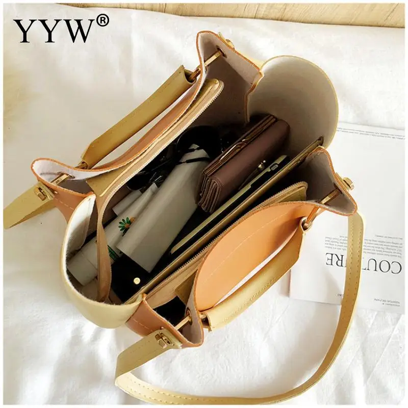 Pu Leather Bucket Bags Women Vintage Handbag Sexy Jewelry Large Capacity Soft Surface Shoulder Bag Female Tote Handbags Black
Pu Leather Bucket Bags Women Vintage Handbag Sexy Jewelry Large Capacity Soft Surface Shoulder Bag Female Tote Handbags Black