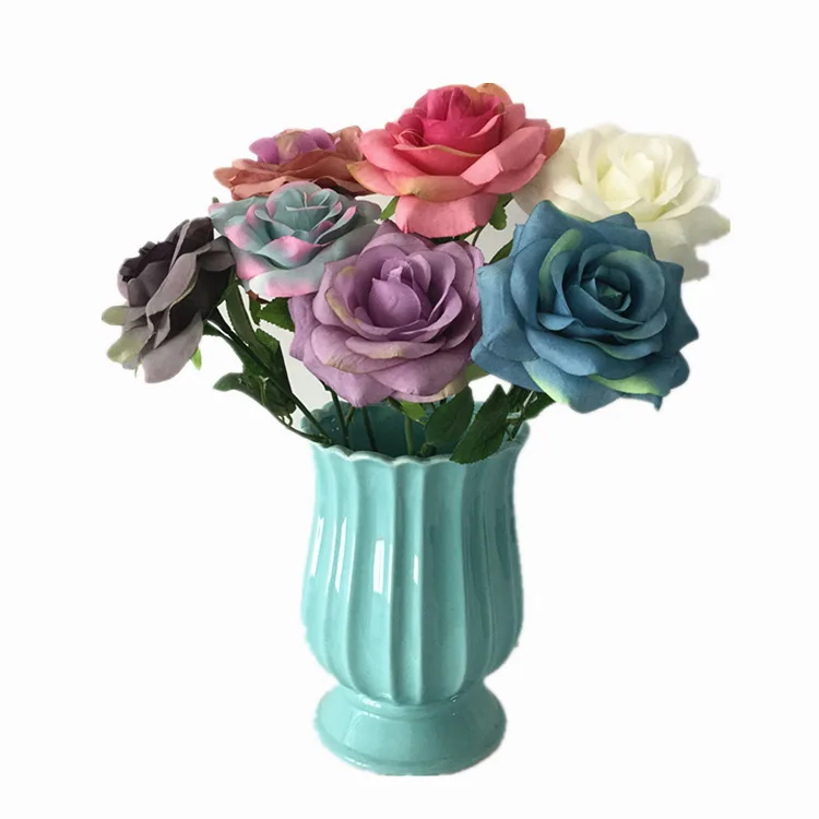 4pcs/lot 2018 Artificial Silk Roses Flower Stem For Valentine Wedding Home Furnishing Photography Decoration
4pcs/lot 2018 Artificial Silk Roses Flower Stem For Valentine Wedding Home Furnishing Photography Decoration