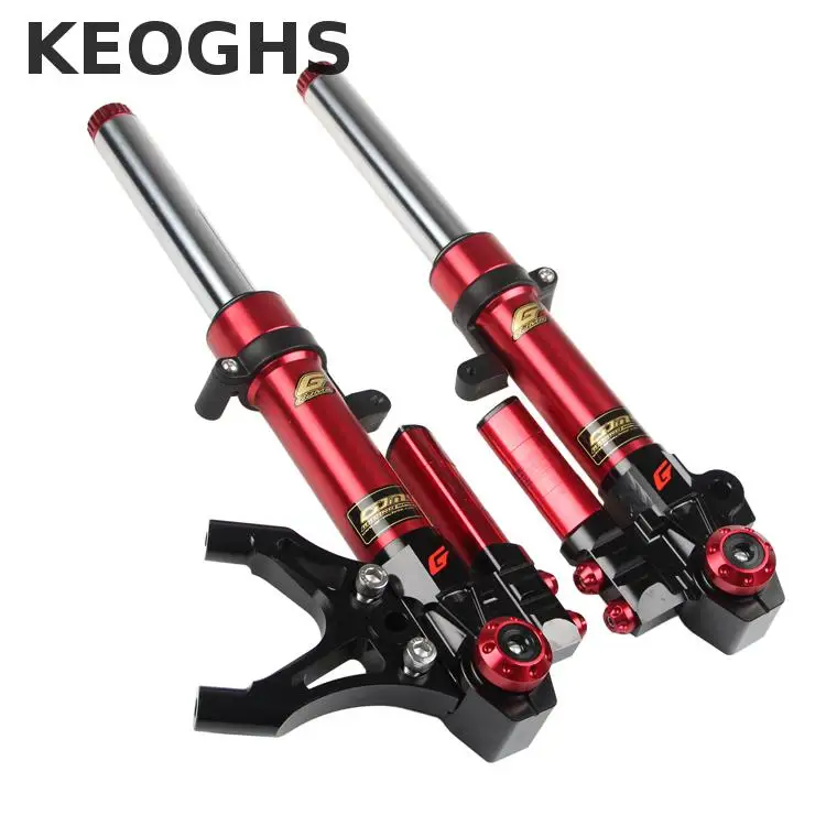 Keoghs Motorcycle Front Shock Absorber/fork Suspension 33/400mm Damping Adjustable For Yamaha Scooter Bws Cygnus Modify
Keoghs Motorcycle Front Shock Absorber/fork Suspension 33/400mm Damping Adjustable For Yamaha Scooter Bws Cygnus Modify