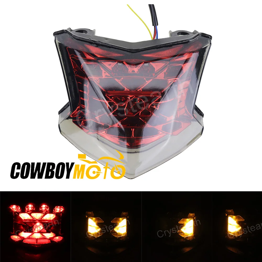 Motorcycle Integrated LED Tail Light Brake Stop Light Turn Signals Taillight For Kawasaki Z650 Z900 NINJA 650 ABS 2017 2018
Motorcycle Integrated LED Tail Light Brake Stop Light Turn Signals Taillight For Kawasaki Z650 Z900 NINJA 650 ABS 2017 2018