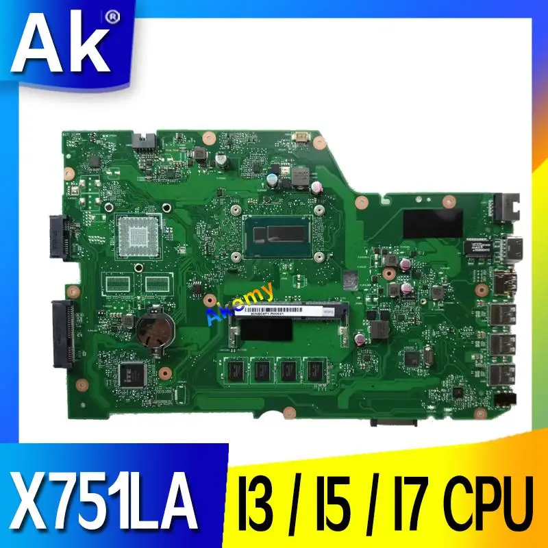 X751LA motherboard For Asus X751L K751L R752L X751LAB X751LN X751LD X751LX X751LJ I3 / I5 /I7 CPU Laptop mainboard LVDS/EDP
X751LA motherboard For Asus X751L K751L R752L X751LAB X751LN X751LD X751LX X751LJ I3 / I5 /I7 CPU Laptop mainboard LVDS/EDP