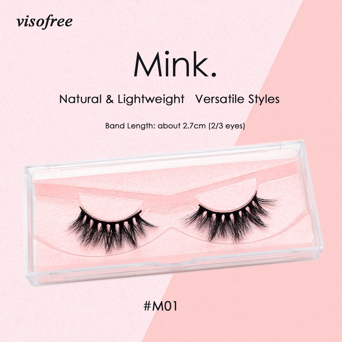 Visofree Lashes 3D Mink Lashes Cruelty free Mink False Eyelashes 2/3 Eyes Crisscross Mink Eyelashes For Makeup faux cils M01
Visofree Lashes 3D Mink Lashes Cruelty free Mink False Eyelashes 2/3 Eyes Crisscross Mink Eyelashes For Makeup faux cils M01
