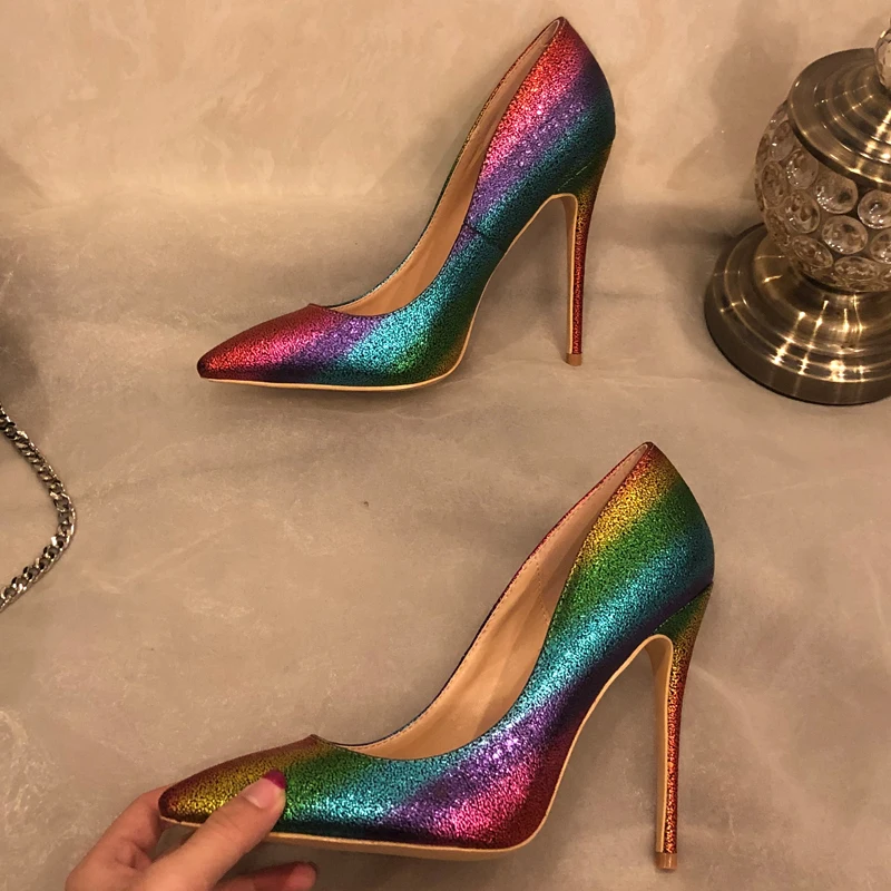 Free shipping fashion women Designer Brand New rainbow patent leather point toe high heels pumps shoes Stiletto 12cm 10cm 8cm
Free shipping fashion women Designer Brand New rainbow patent leather point toe high heels pumps shoes Stiletto 12cm 10cm 8cm