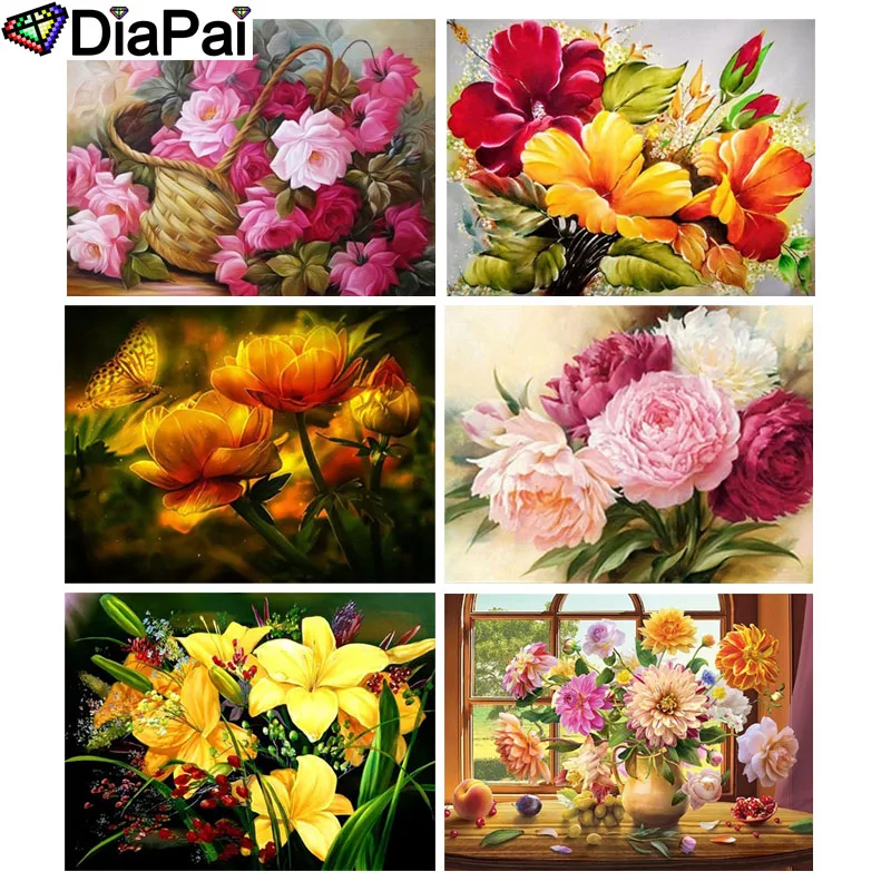 DIAPAI 100% Full Square/Round Drill 5D DIY Diamond Painting "Flower landscape" 3D Embroidery Cross Stitch Home Decor
DIAPAI 100% Full Square/Round Drill 5D DIY Diamond Painting "Flower landscape" 3D Embroidery Cross Stitch Home Decor