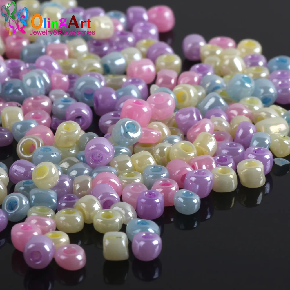 OlingArt 2019 NEW 4MM 2050pcs candy colors mixed multicolor Glass Seed beads Spacer DIY bead diy necklace jewelry making
OlingArt 2019 NEW 4MM 2050pcs candy colors mixed multicolor Glass Seed beads Spacer DIY bead diy necklace jewelry making