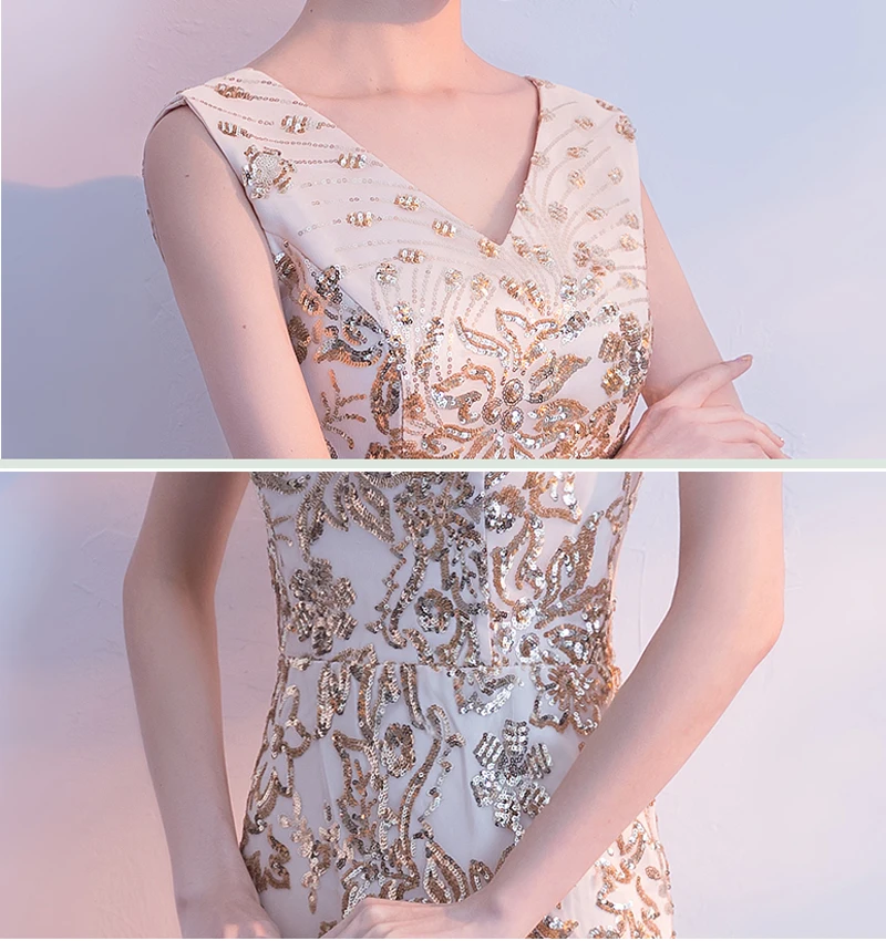 Evening Dresses The Banquet Elegant V-neck champagne Black Luxury Lace Embroidery Classic A-line Party Prom Formal Dresses
Evening Dresses The Banquet Elegant V-neck champagne Black Luxury Lace Embroidery Classic A-line Party Prom Formal Dresses