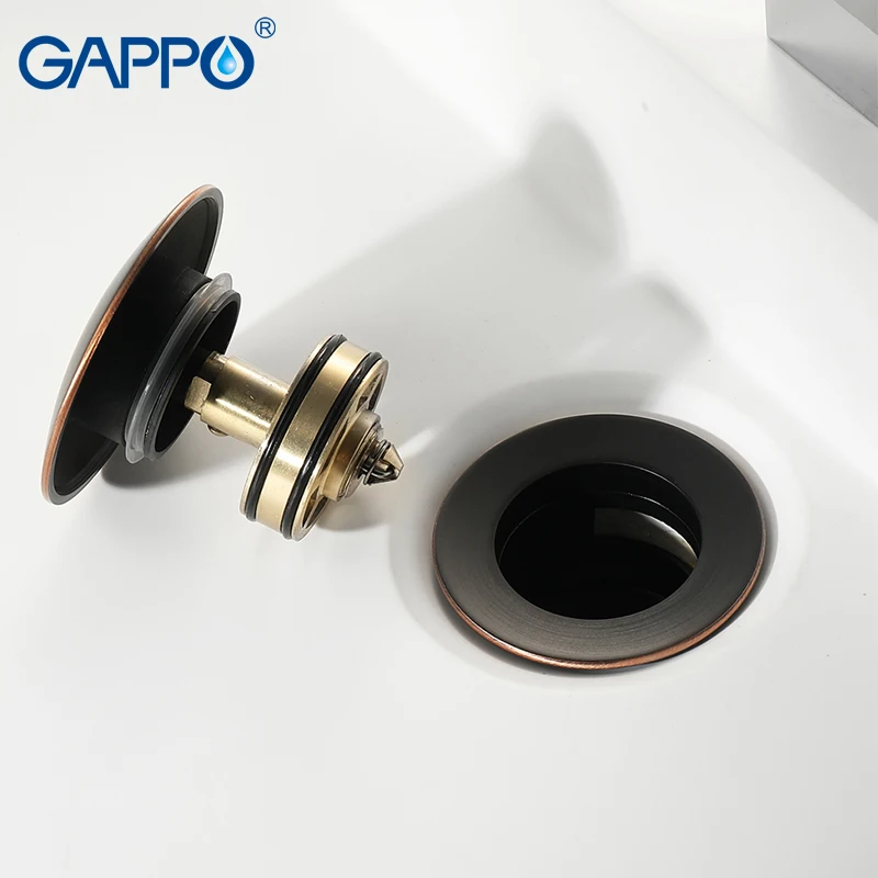 GAPPO Drains Anti-odor ORB bathroom Lavatory Sink Pop Up black sink stopper chrome plugs round sink hole cover
GAPPO Drains Anti-odor ORB bathroom Lavatory Sink Pop Up black sink stopper chrome plugs round sink hole cover