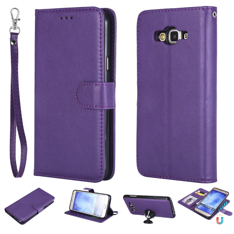 Leather Case For Samsung Galaxy J7 2015 Wallet Flip Stand Strong Magnet Business Mobile Phone Cases Cover Decathable Two in one
Leather Case For Samsung Galaxy J7 2015 Wallet Flip Stand Strong Magnet Business Mobile Phone Cases Cover Decathable Two in one