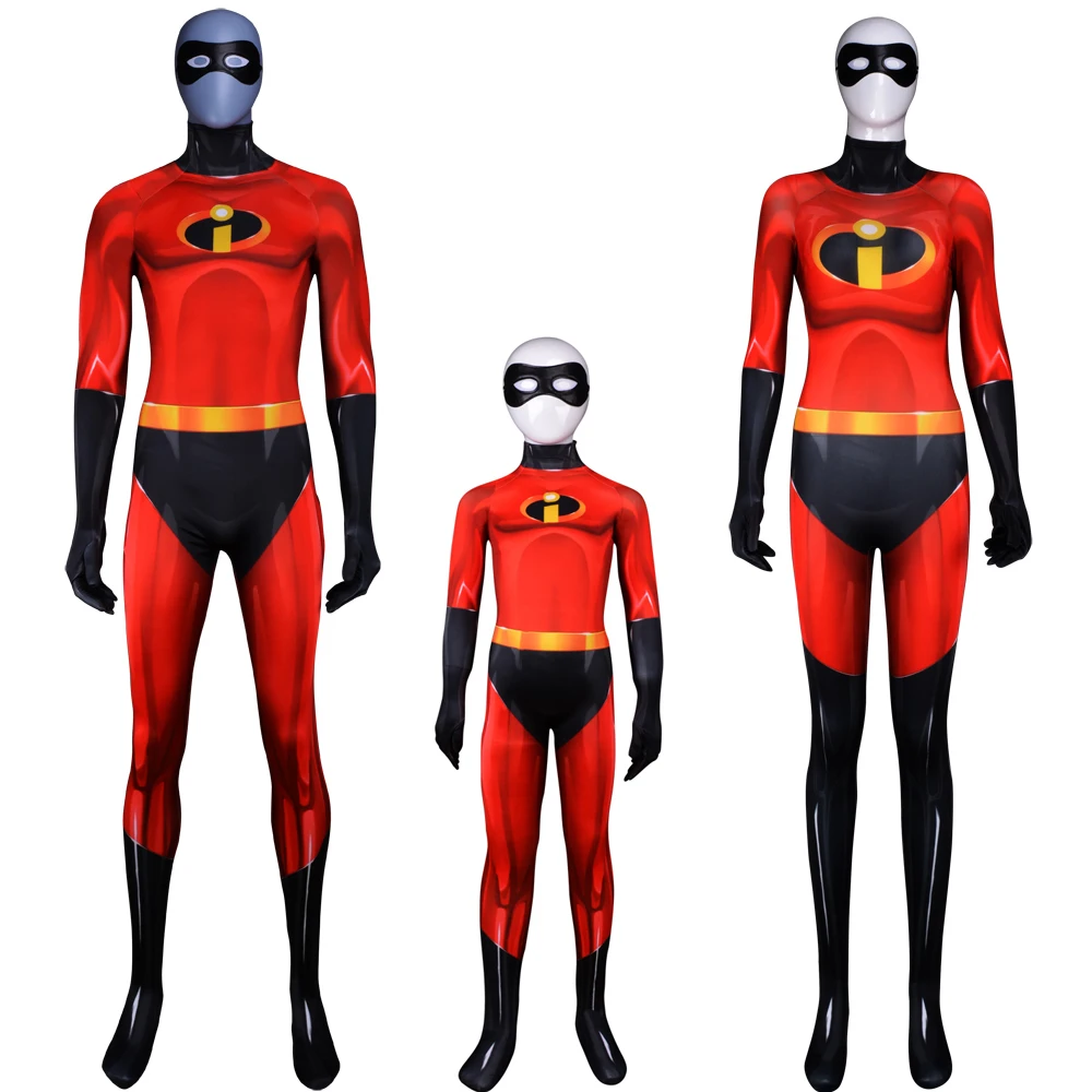 The Incredibles 2 Family Bob Parr / Violet Parr / Dash Parr Costume 3D Original Movie Superhero Costume Zentai Suit Halloween
The Incredibles 2 Family Bob Parr / Violet Parr / Dash Parr Costume 3D Original Movie Superhero Costume Zentai Suit Halloween