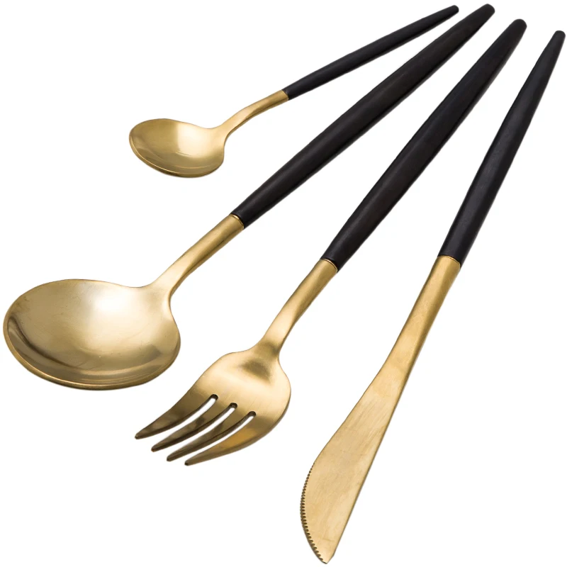 KINGLANG Dinnerware Set 304 Stainless Steel Tableware Set Knife Fork Coffee Spoon Flatware Set Dishwasher Safe Cutlery
KINGLANG Dinnerware Set 304 Stainless Steel Tableware Set Knife Fork Coffee Spoon Flatware Set Dishwasher Safe Cutlery