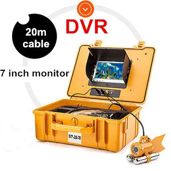 600TVL Underwater Fishing Camera - 1/4 Inch CMOS SONY CCD Camera, 7 Inch Monitor with DVR
600TVL Underwater Fishing Camera - 1/4 Inch CMOS SONY CCD Camera, 7 Inch Monitor with DVR