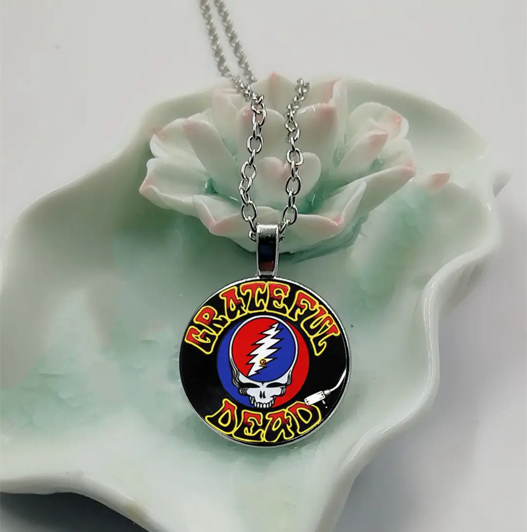 2018 Hot Fashion Pendant Necklace Grateful Dead Picture Jewelry Glass Cabochon Pendant Necklace
2018 Hot Fashion Pendant Necklace Grateful Dead Picture Jewelry Glass Cabochon Pendant Necklace