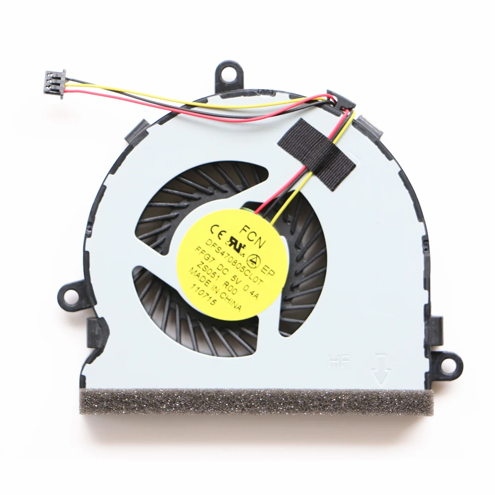 Новый оригинальный вентилятор ЦП для HP Pavilion 15 g122ds g123ds g124ds g125ds Вентилятор