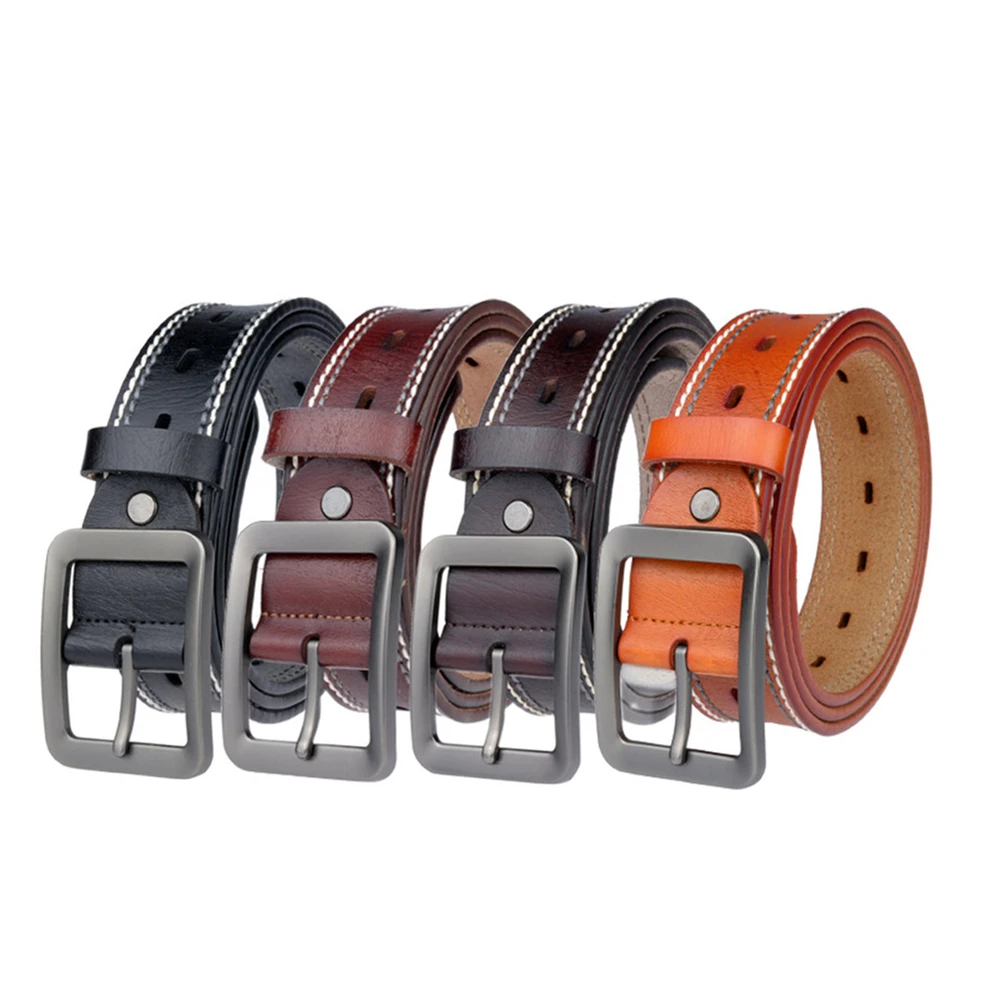 2019 Vintage Men Cowhide Belts Fashion Casual Waist Straps Good Quality Real Leather Metal Buckle Jeans Belts Men Popular Belts
2019 Vintage Men Cowhide Belts Fashion Casual Waist Straps Good Quality Real Leather Metal Buckle Jeans Belts Men Popular Belts