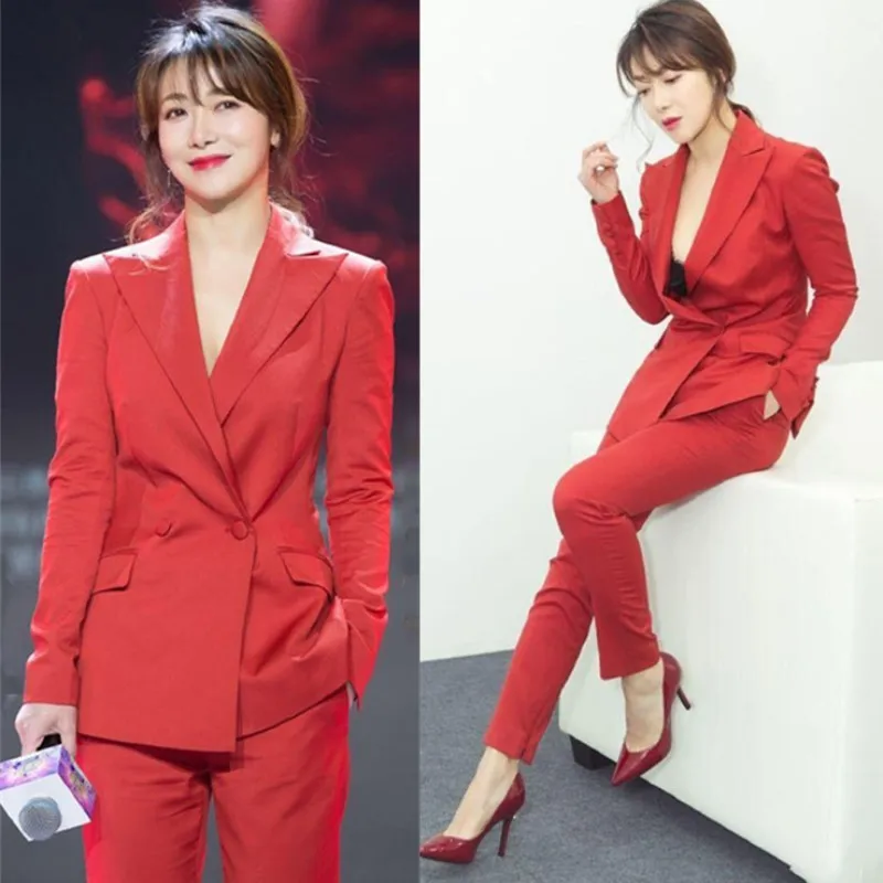 Set women's fashion double-breasted jacket nine pants two sets of solid color suit suit female temperament professional 2 sets
Set women's fashion double-breasted jacket nine pants two sets of solid color suit suit female temperament professional 2 sets