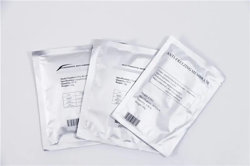 New Arrival 50pcs Antifreeze Membrane 27*30cm 28*28cm 34*42cm Antifreezing Anti-freezing Pad For Cryo Therapy Free Shipping
New Arrival 50pcs Antifreeze Membrane 27*30cm 28*28cm 34*42cm Antifreezing Anti-freezing Pad For Cryo Therapy Free Shipping