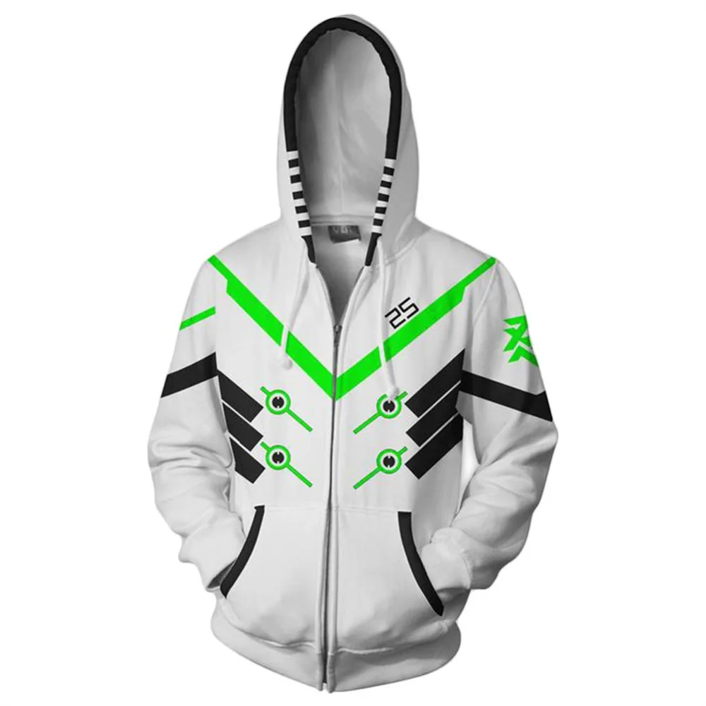 OW Cosplay Genji Hoodie Hoody Sweatshirt Costume Adult Men Women Hoodies Zipper Up Hooded Streetwear
OW Cosplay Genji Hoodie Hoody Sweatshirt Costume Adult Men Women Hoodies Zipper Up Hooded Streetwear