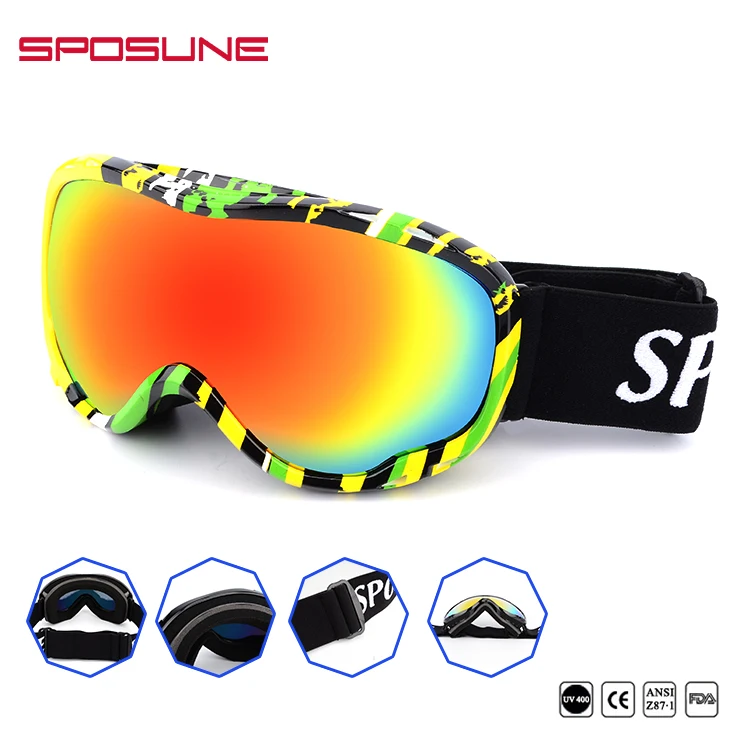 Ski eyes against the strong light anti glare anti-fog windproof men's and women's fashion double spherical ski outdoors to prote
Ski eyes against the strong light anti glare anti-fog windproof men's and women's fashion double spherical ski outdoors to prote