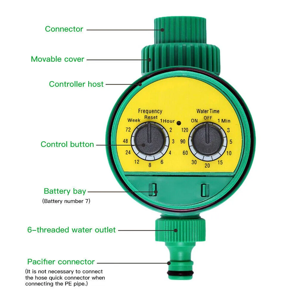Garden Automatic Digital Water Timer Automatic Timer Watering Irrigation System Kit Garden Hose for Plants
Garden Automatic Digital Water Timer Automatic Timer Watering Irrigation System Kit Garden Hose for Plants