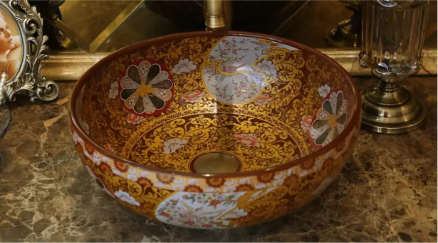 Round Bathroom Ceramic Counter Top Wash Basin Sink Cloakroom Porcelain Vanity Vessel bowl jyx010
Round Bathroom Ceramic Counter Top Wash Basin Sink Cloakroom Porcelain Vanity Vessel bowl jyx010